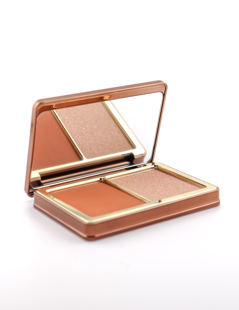 Natasha Denona Alloy Cheek Duo Bronzing Blush & Highlighting Palette Bronze 10g