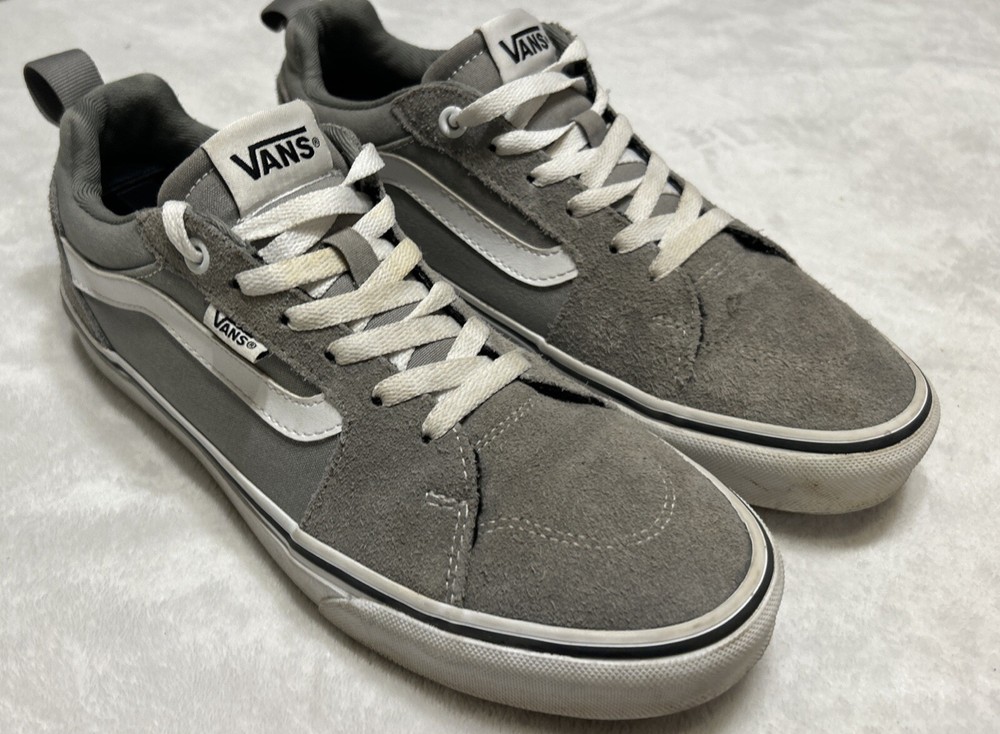 Vans Chukka Low Sidestripe Shoe Sneaker Mens Size 7 Suede Skate Lace Up Gray