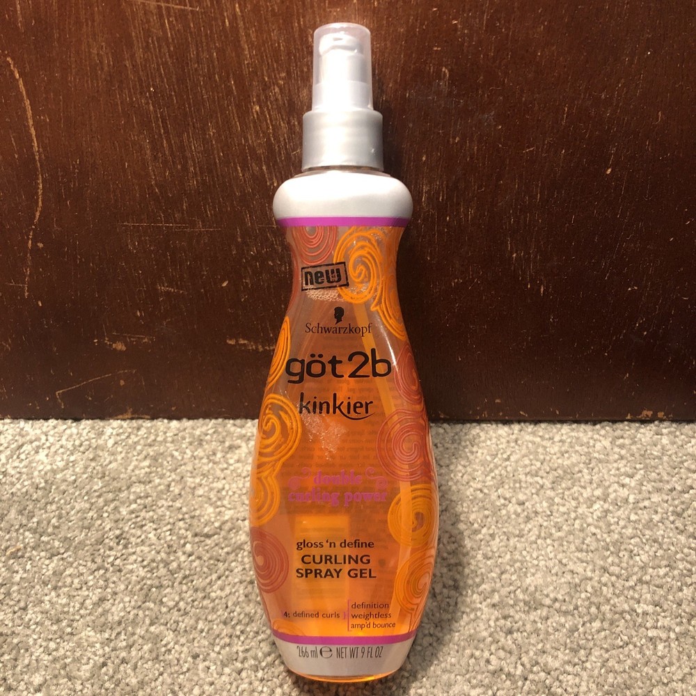Schwarzkopf Got2b Kinkier Curling Gel for Defined Waves 9 oz