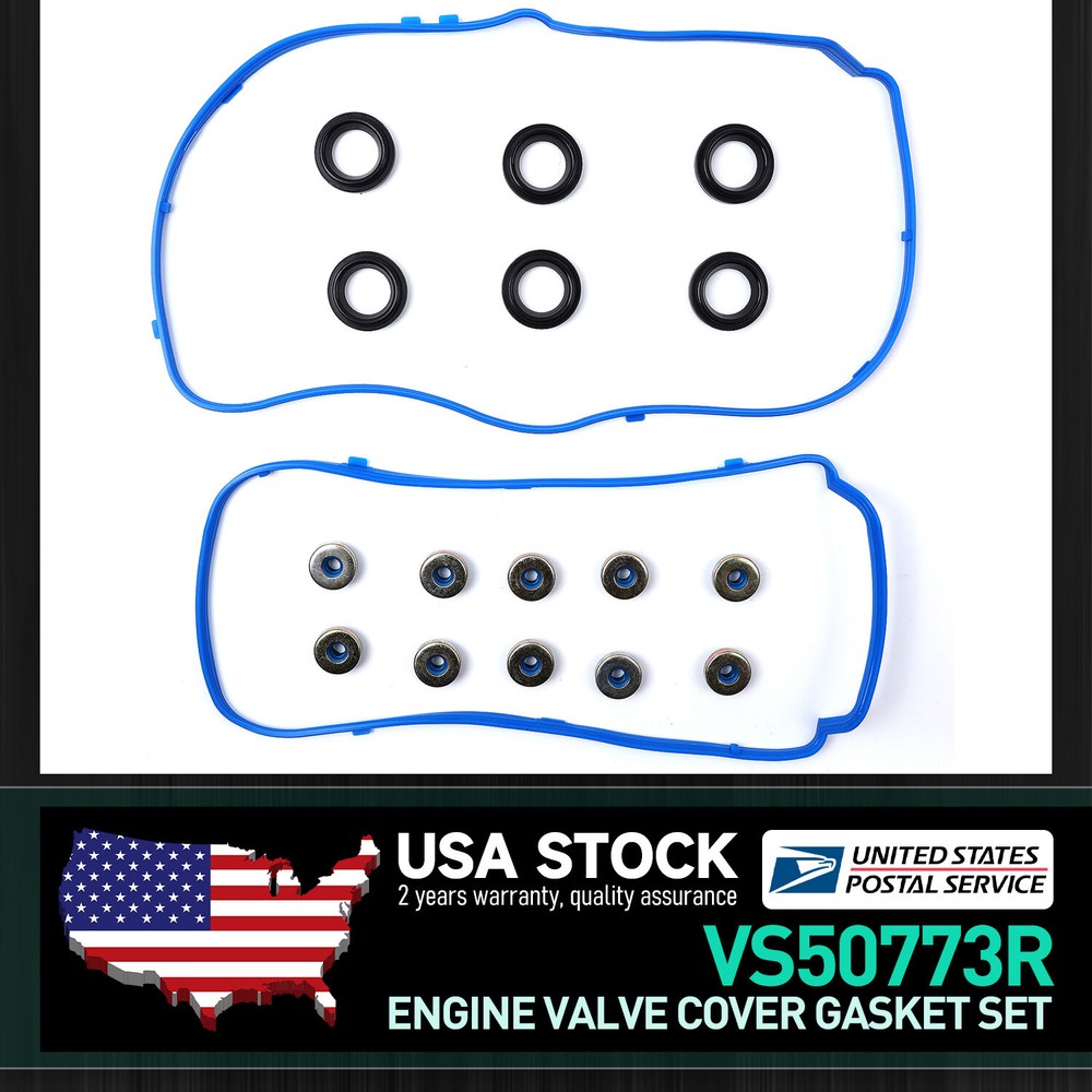 Valve Cover Gasket Grommets Seals Set VS50773R for Lincoln Acura Ford Engines