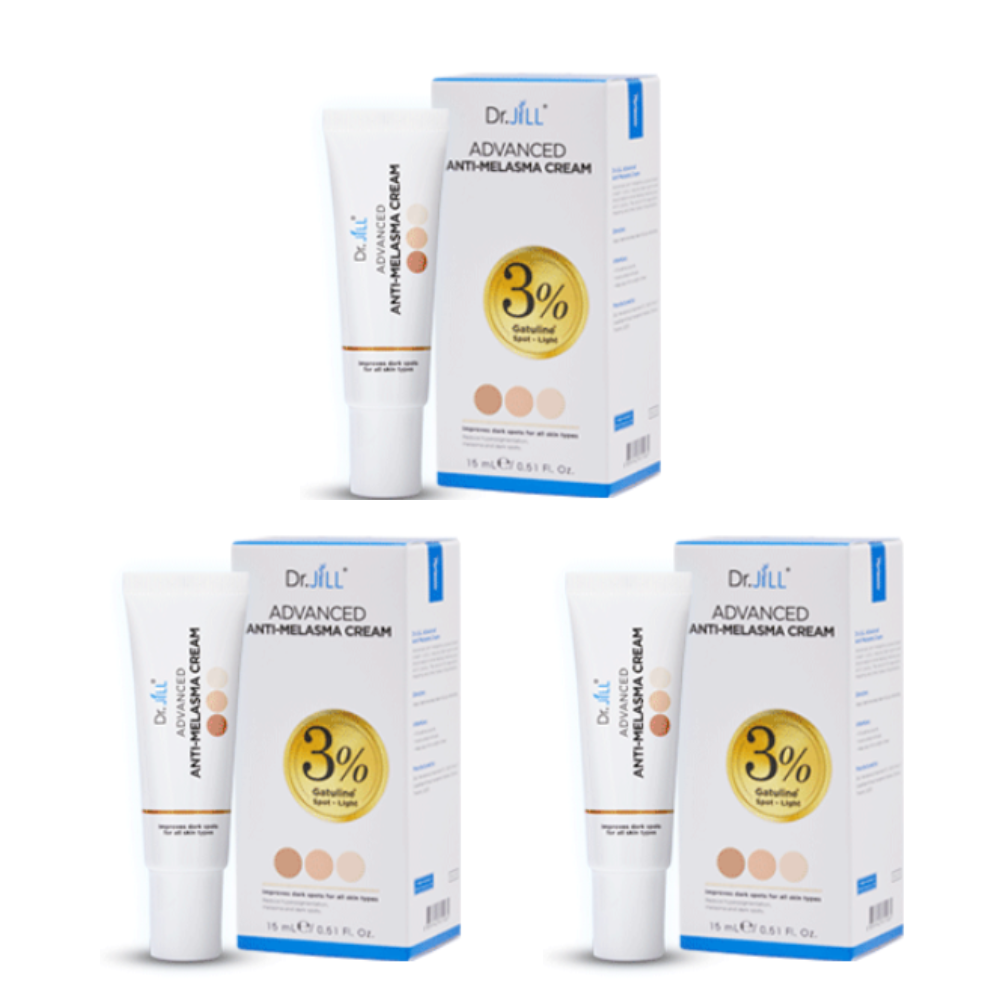 Dr.JiLL Advanced Melasma Cream 15ml Triple Pack Brightening Treatment