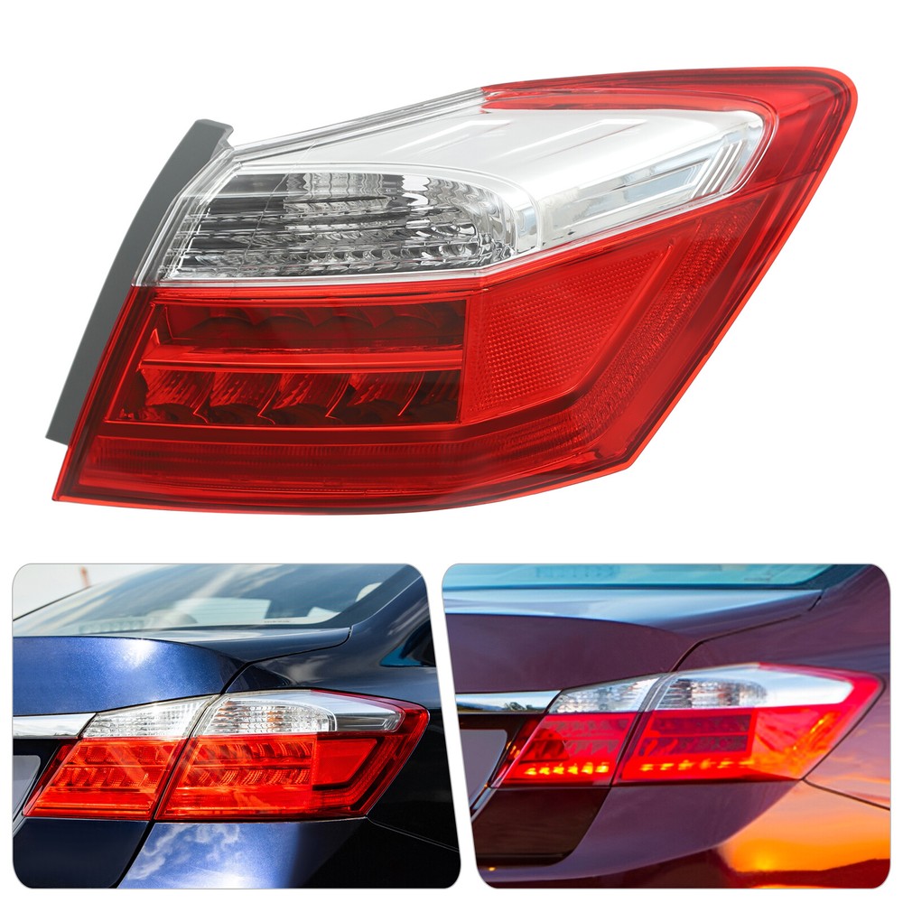LED RH Tail Light Right Passenger Side Rear Lamp For 2013-2015 Honda Accord