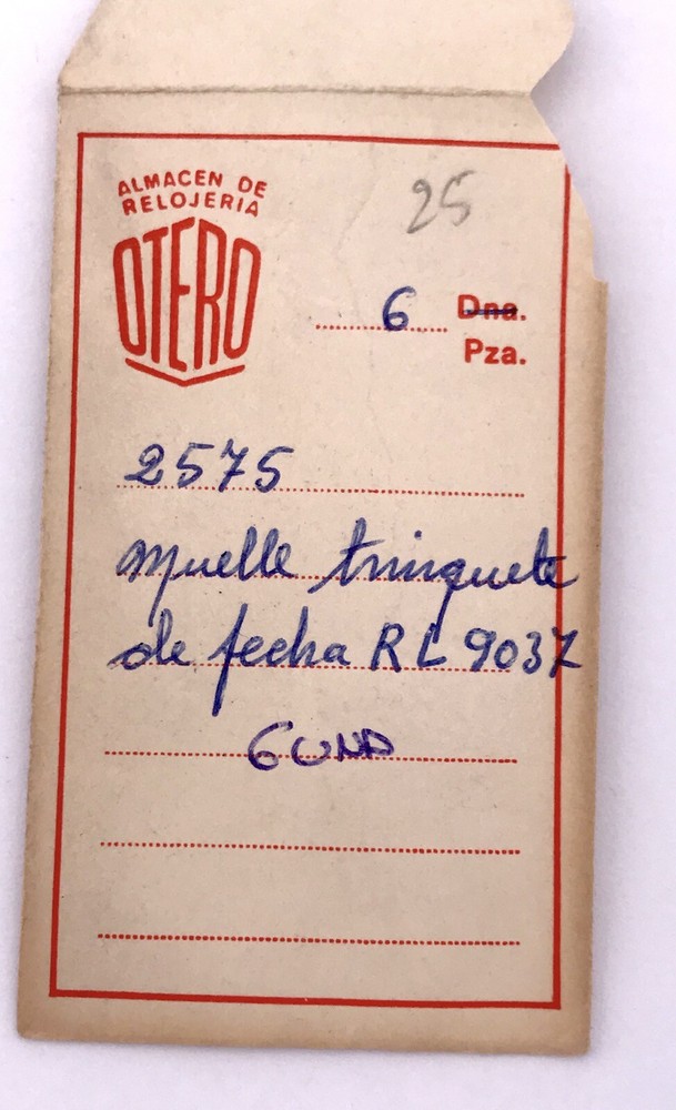 RL 9037 Watch Repair Calendar Ratchet Spring Replacement 3WC Spare Parts