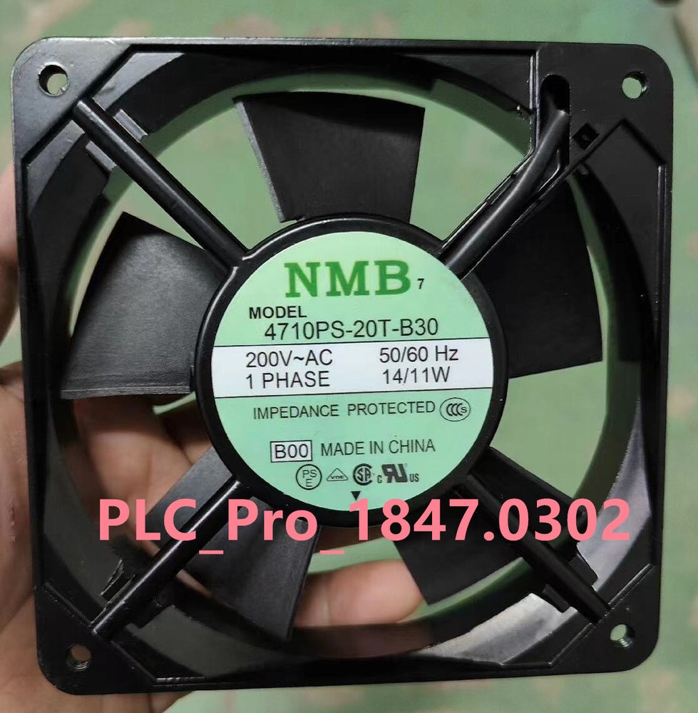 1PCS NMB 4710PS-20T-B30 AC200V 14/11w 120*120*25mm Aluminum frame AC Cooling fan