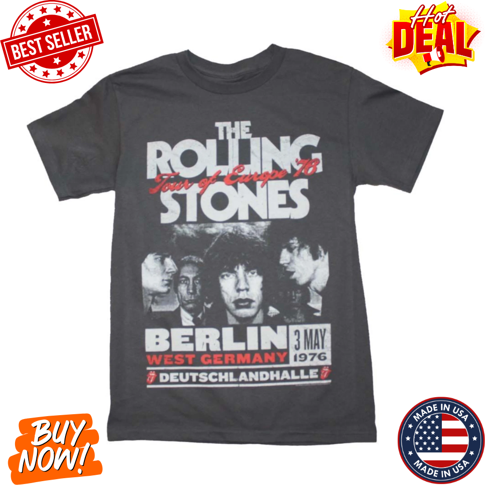 Rolling Stones Tour Officially Lisensed Inspired Unisex T Shirt Gift For Fan Tee