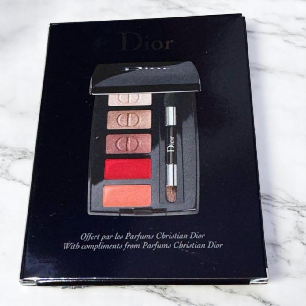 Christian Dior Mini Eyeshadow Palette Travel Set Compact