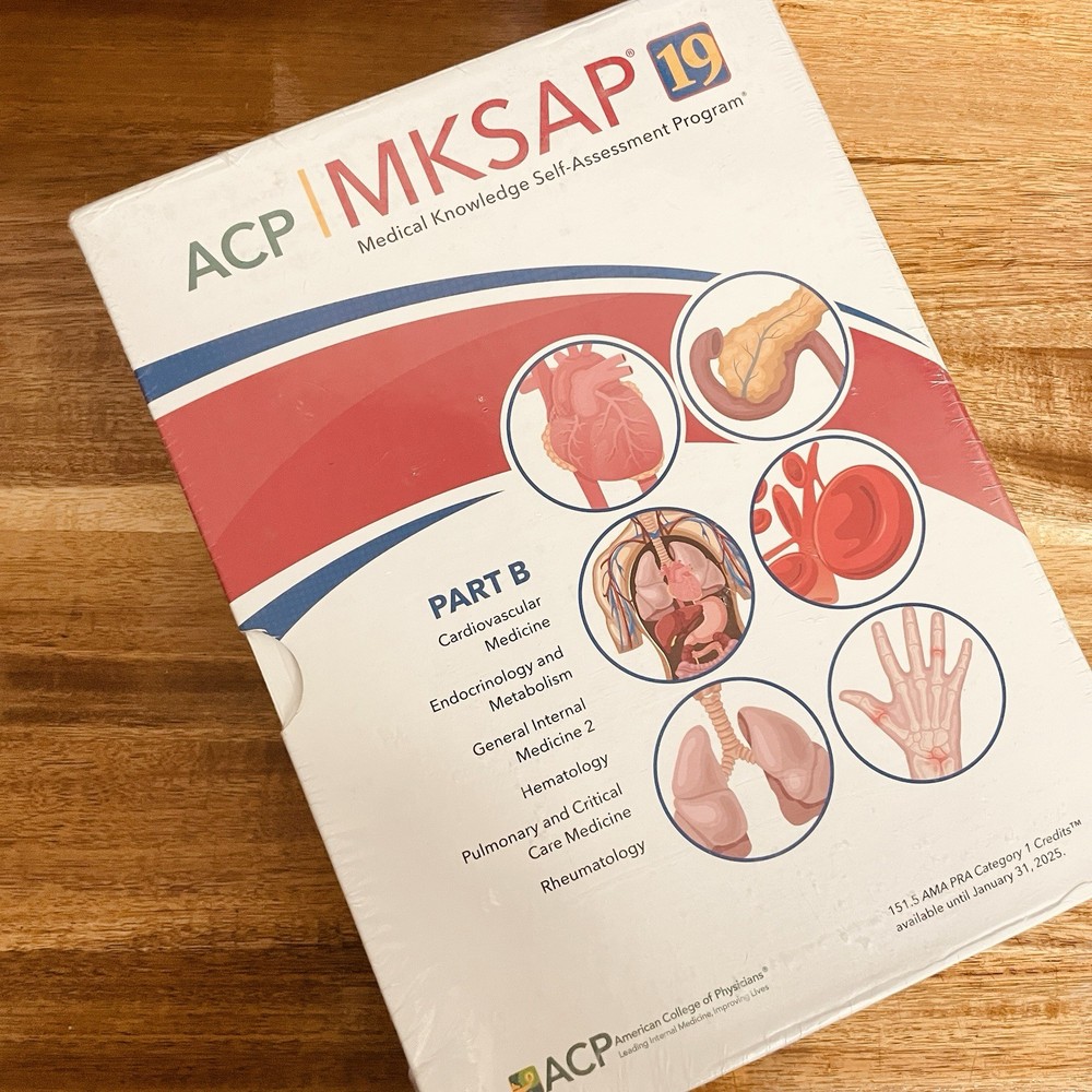MKSAP 19 Part B Book Set, Brand New