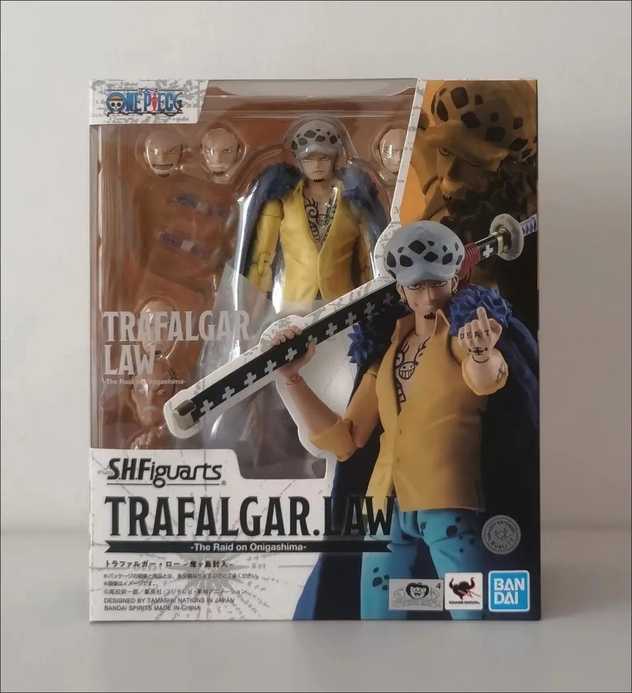 Bandai S.H.Figuarts One Piece Luffy Trafalgar Law Action Figure SHF Toy Gift New