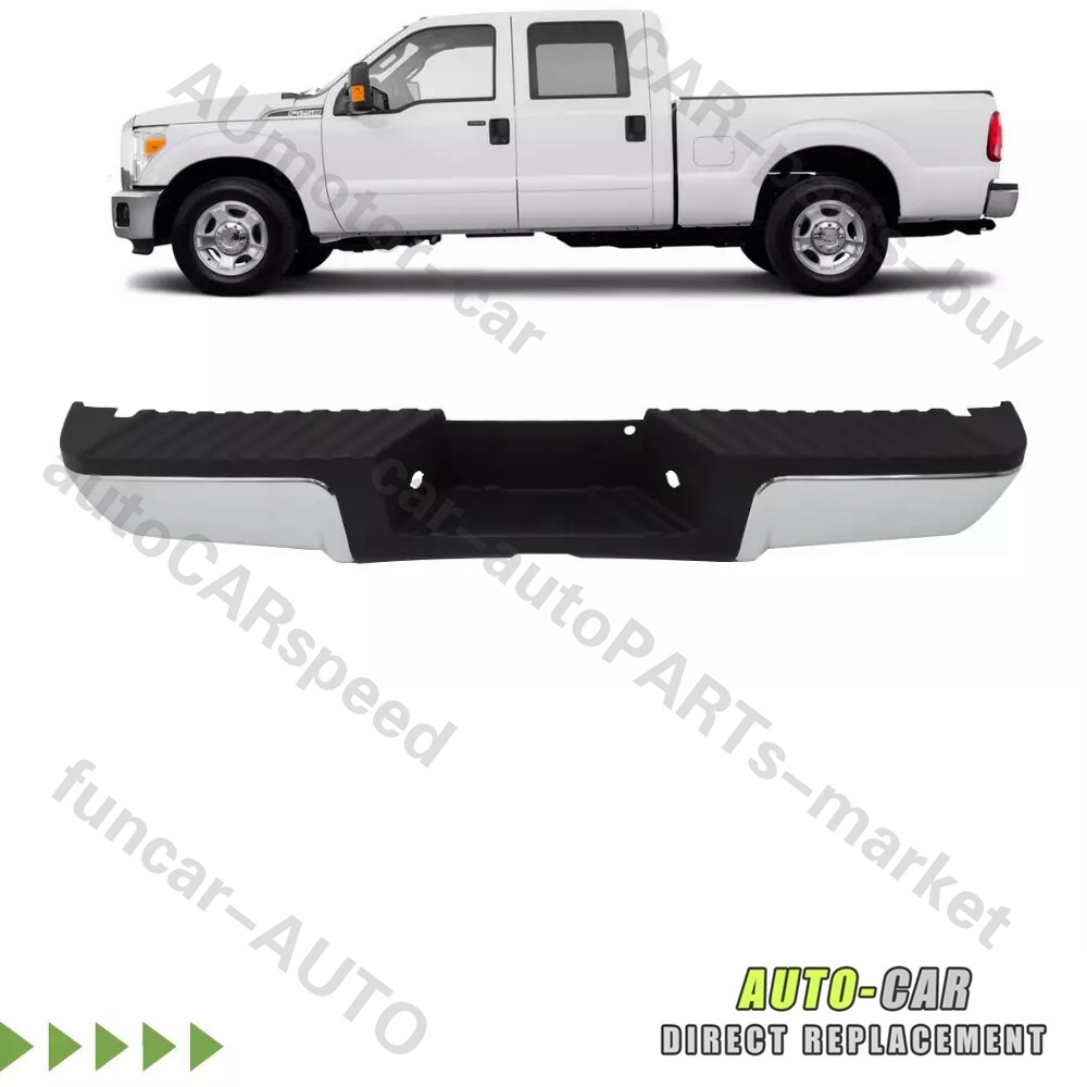 Rear Step Bumper Assembly Steel For 2008-2016 Ford F-250 F-350 F-450 Super Duty