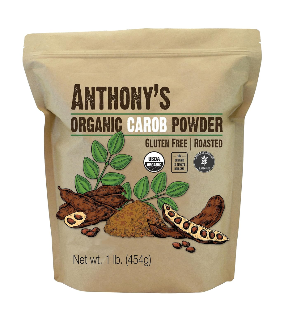 Anthony'S Organic Carob Powder, 1 Lb, Gluten Free, Non GMO, Cocoa Powder Alterna