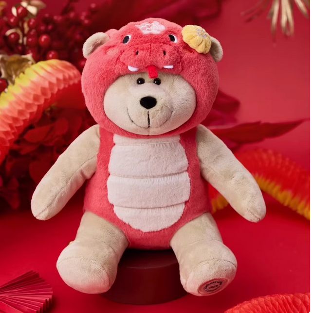 2025 Starbucks Chinese New Year Snake Bear Plush Doll Limited Edition-image