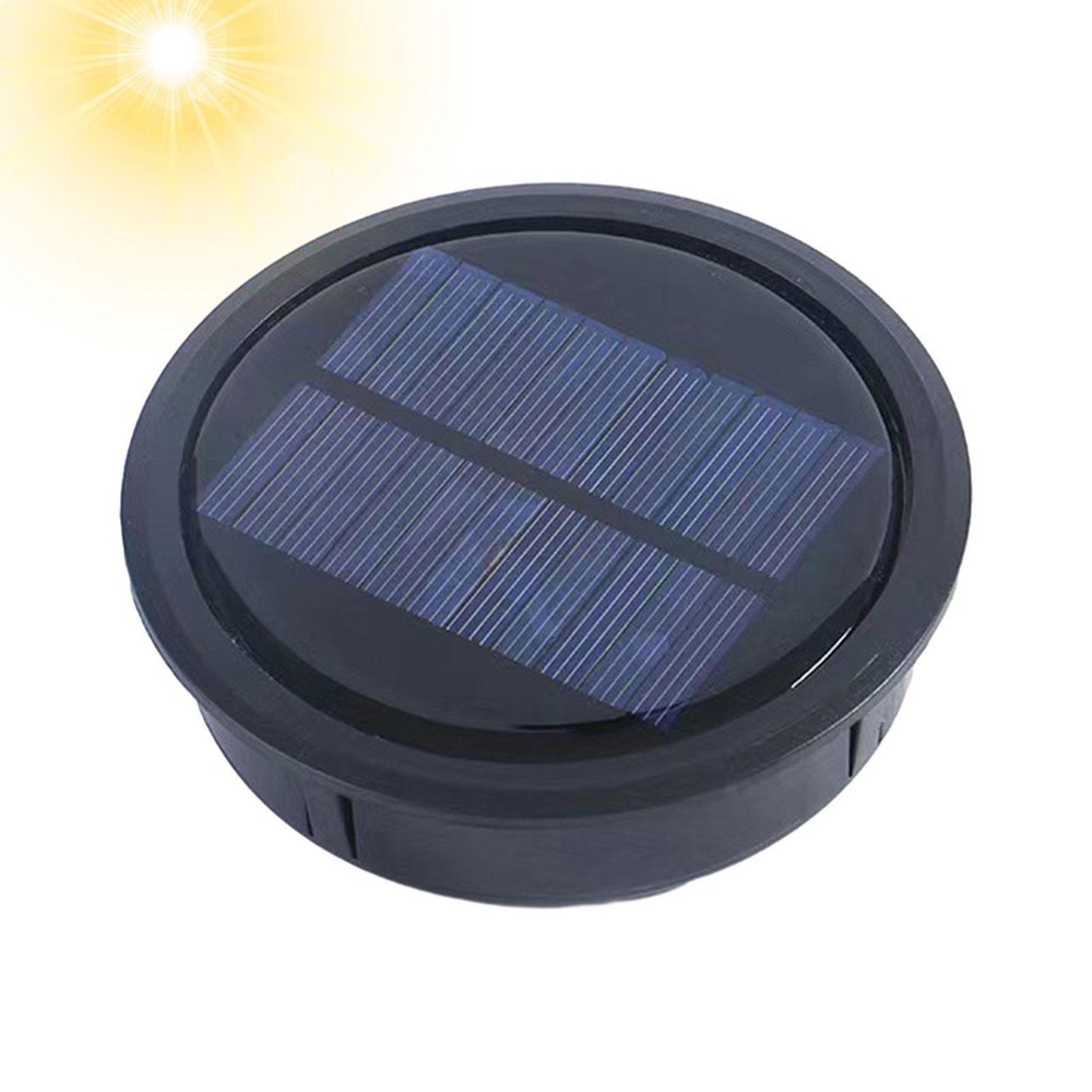 2024 Garden Solar Powered Replacement Top Round LED-Light For Lantern Lamp DIY