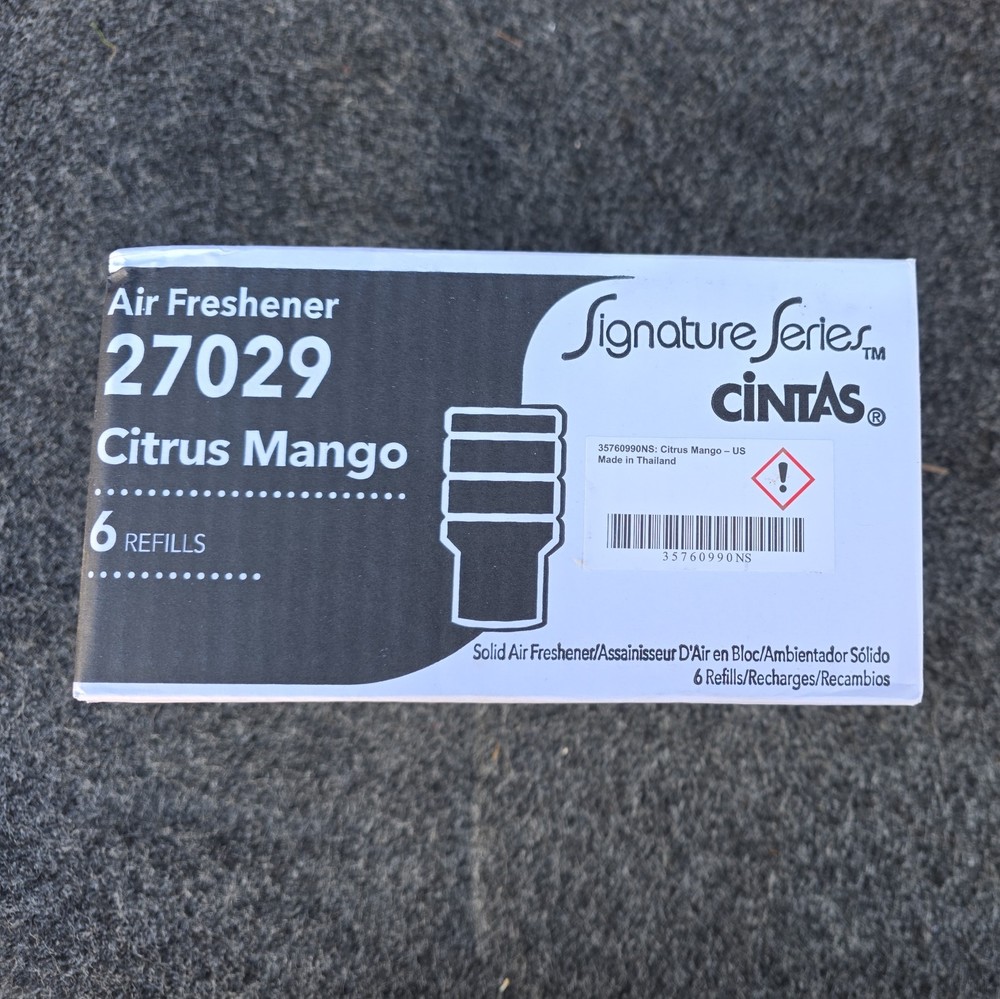 Signature Series Cintas Solid Air Freshener Citrus Mango Pack of 6