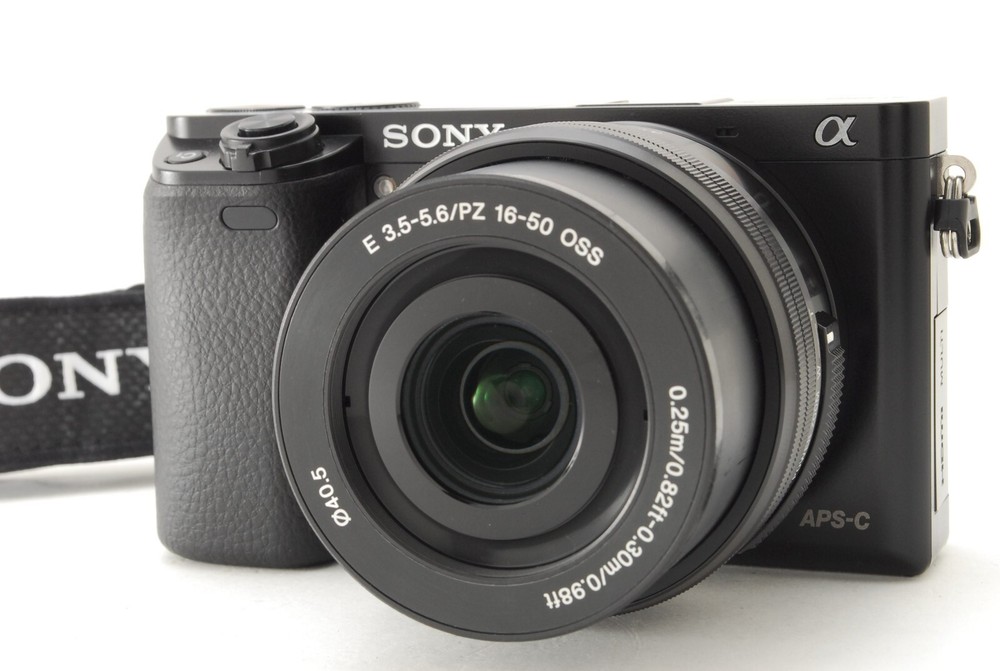 [SC: 474] Sony Alpha A6000 24.3MP Black Digital Camera + 16-50mm Lens From Japan