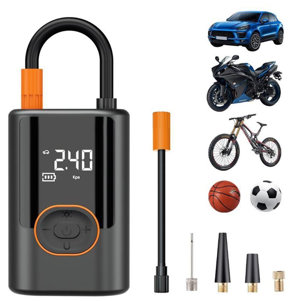 Portable Air Pump Inflator For Car Tires Bicycle Bike Basketball Universal 12V