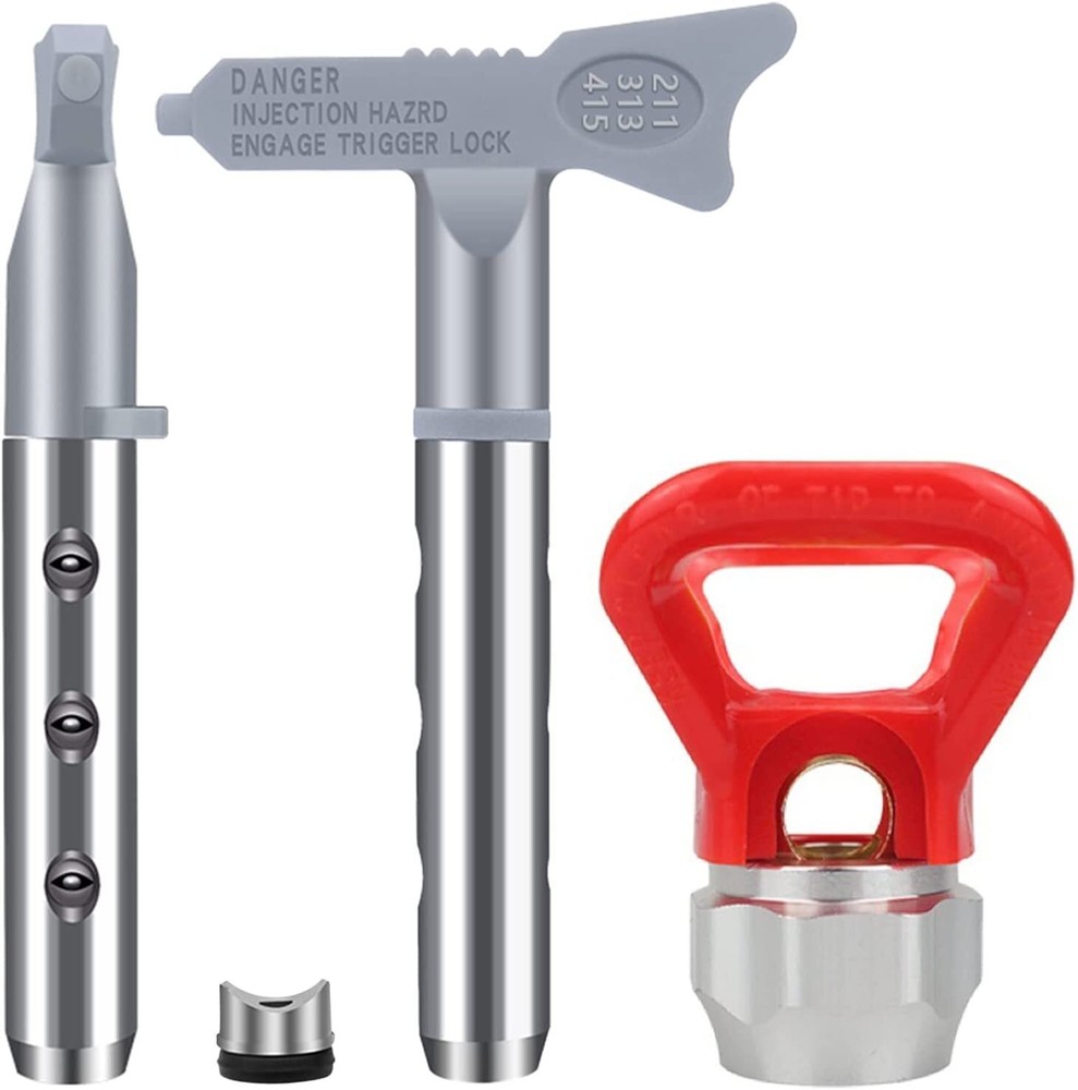 3 in 1 Reversible Spray Tip Nozzles Paint Spray Tips for Fences 211, 313, 415