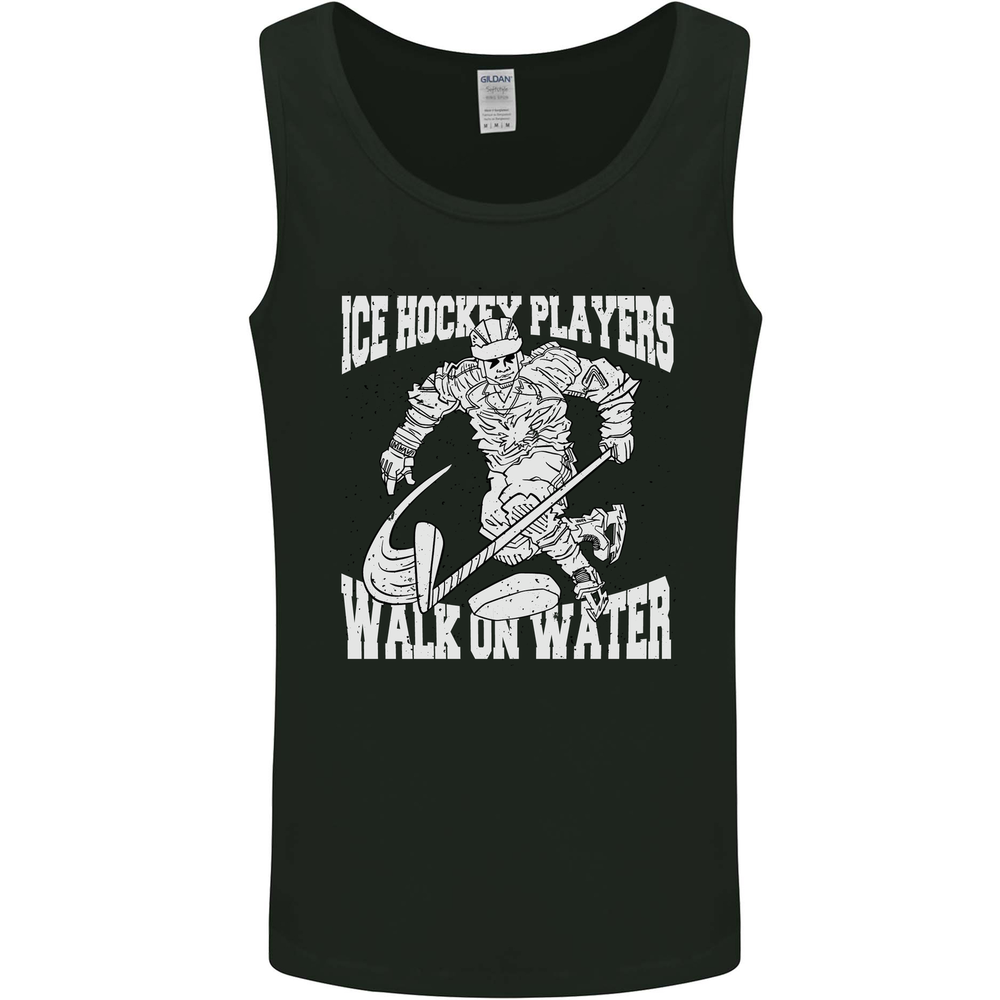 Ice Hockey Players Walk On Water Mens Vest Tank Top