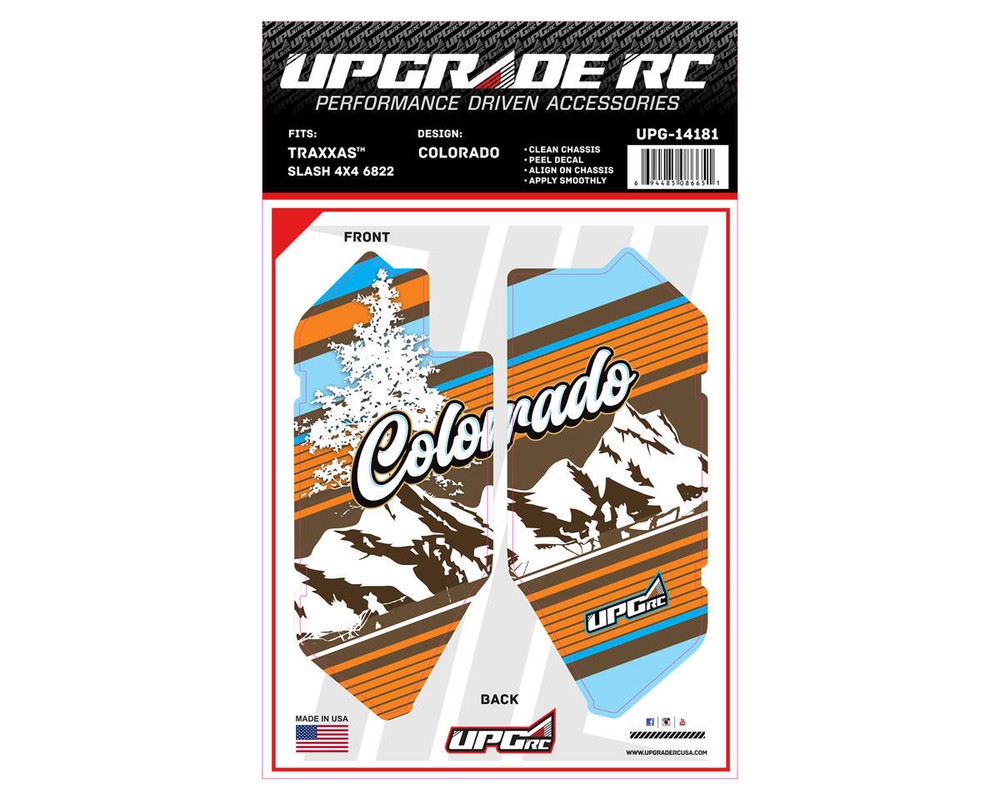 UpGrade RC Chassis Protector for Traxxas® Slash® 4x4 (Colorado) (1) [UPG-14181]