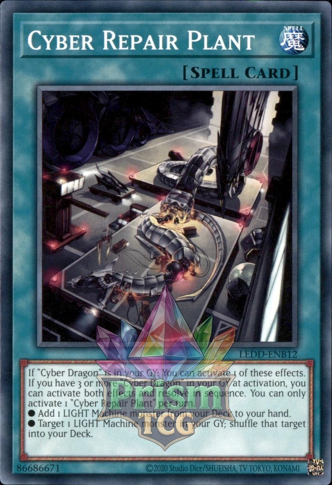 Cyber Repair Plant LEDD-ENB12 Yu-Gi-Oh Booster Card-image