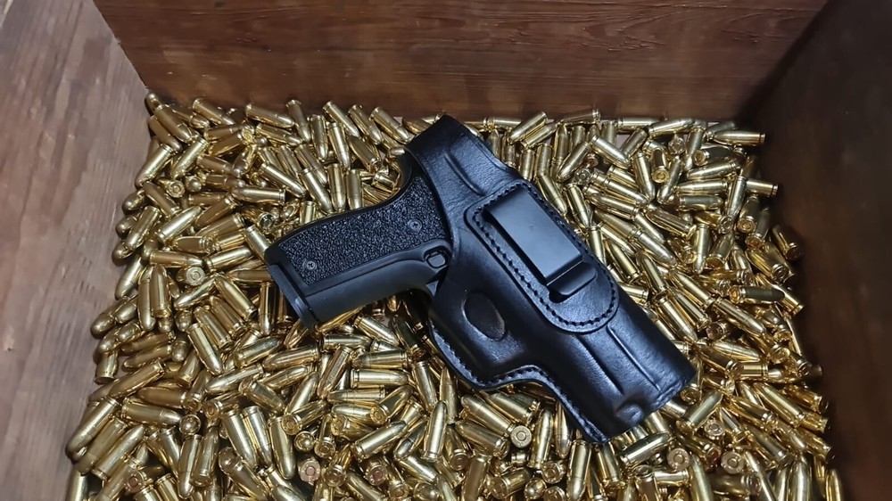 Sig Sauer P229 IWB OWB Leather Holster for Conceal Carry