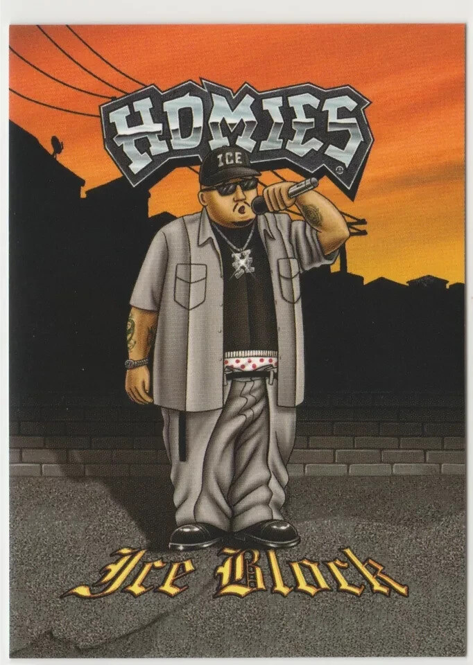 Ice Block #36 Homies Swap Cards 2004 NECA Lowrider Chicano Barrio East LA