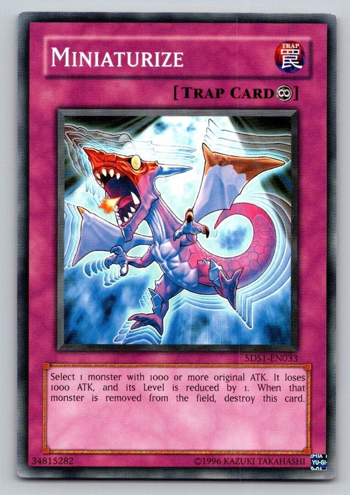 Miniaturized 5DS1-EN033 Card for Compact Play