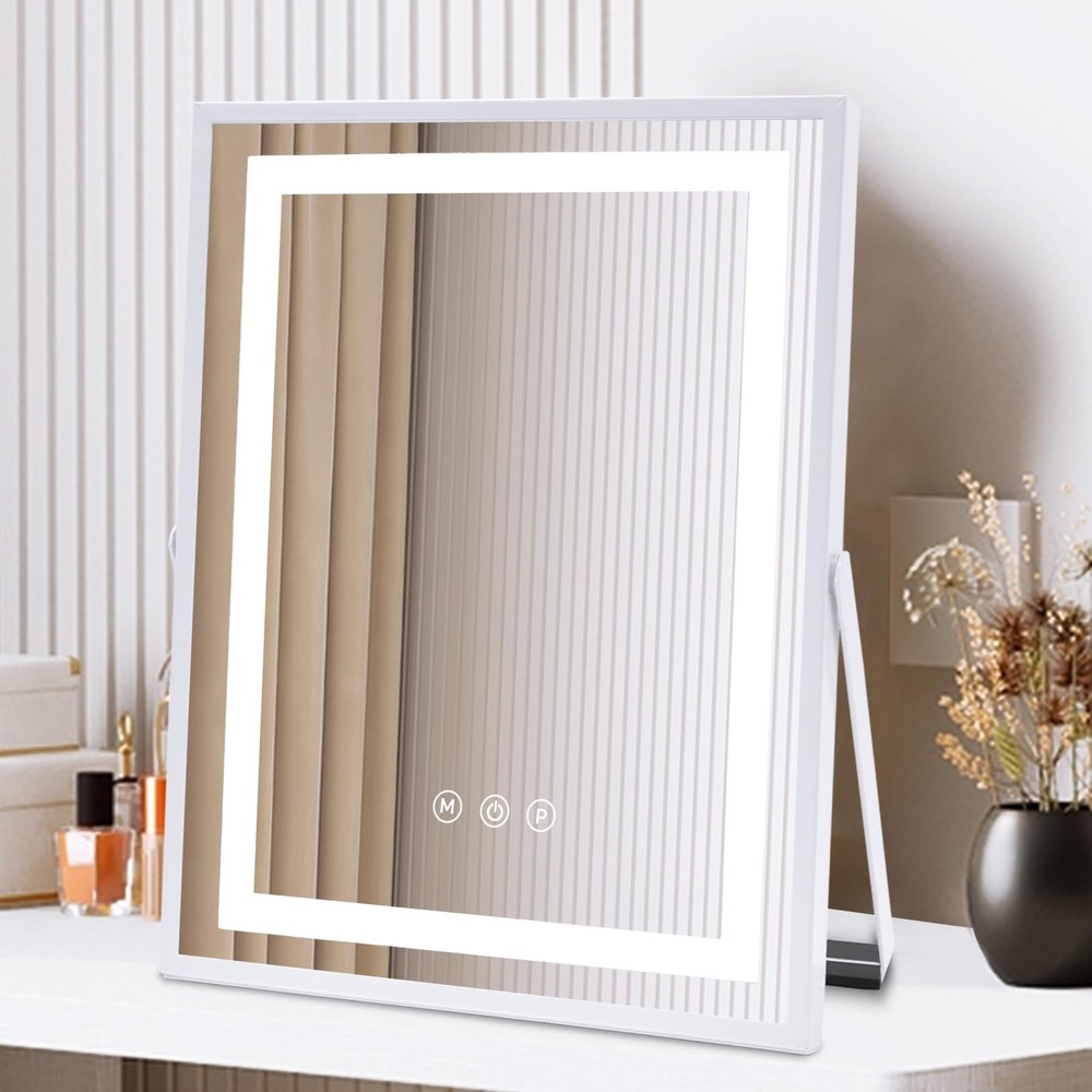 11x14.4 Inch LED Vanity Mirror with Bright Adjustable Lights for Makeup