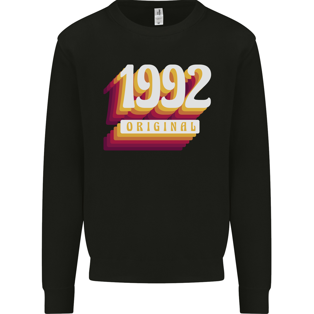 Retro 33rd Birthday Original 1992 Mens Sweatshirt Jumper