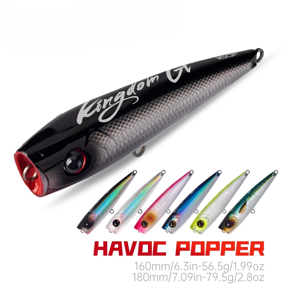 Fishing Lure Topwater Popper Artificial Hard Baits Saltwater Tuna Fishing Lures