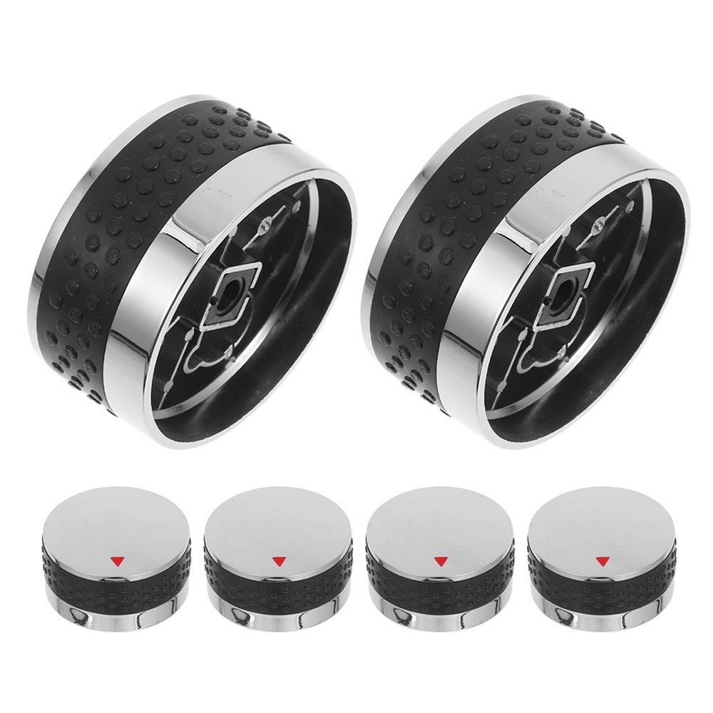6 Pcs Bbq Grill Control Knob Replacement Knobs Gas Rotating Switch