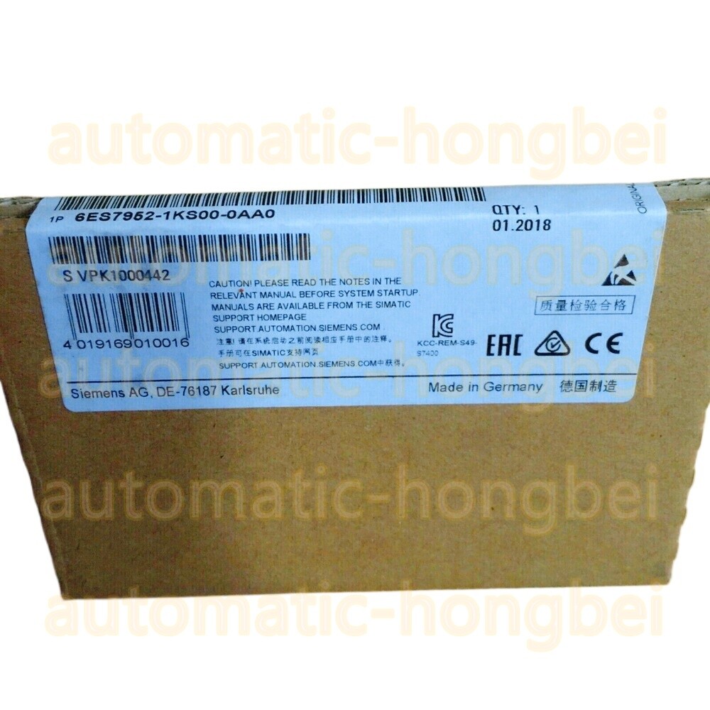 6ES7952-1KS00-0AA0 SIEMENS memory card 6ES7952-1KS00-0AA0 Expedited Shipping #MS