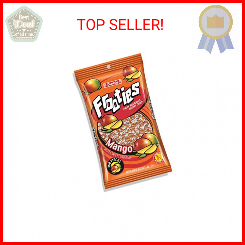 Tootsie Roll Mango Frooties Chewy Candy 2lb Bag Individually Wrapped