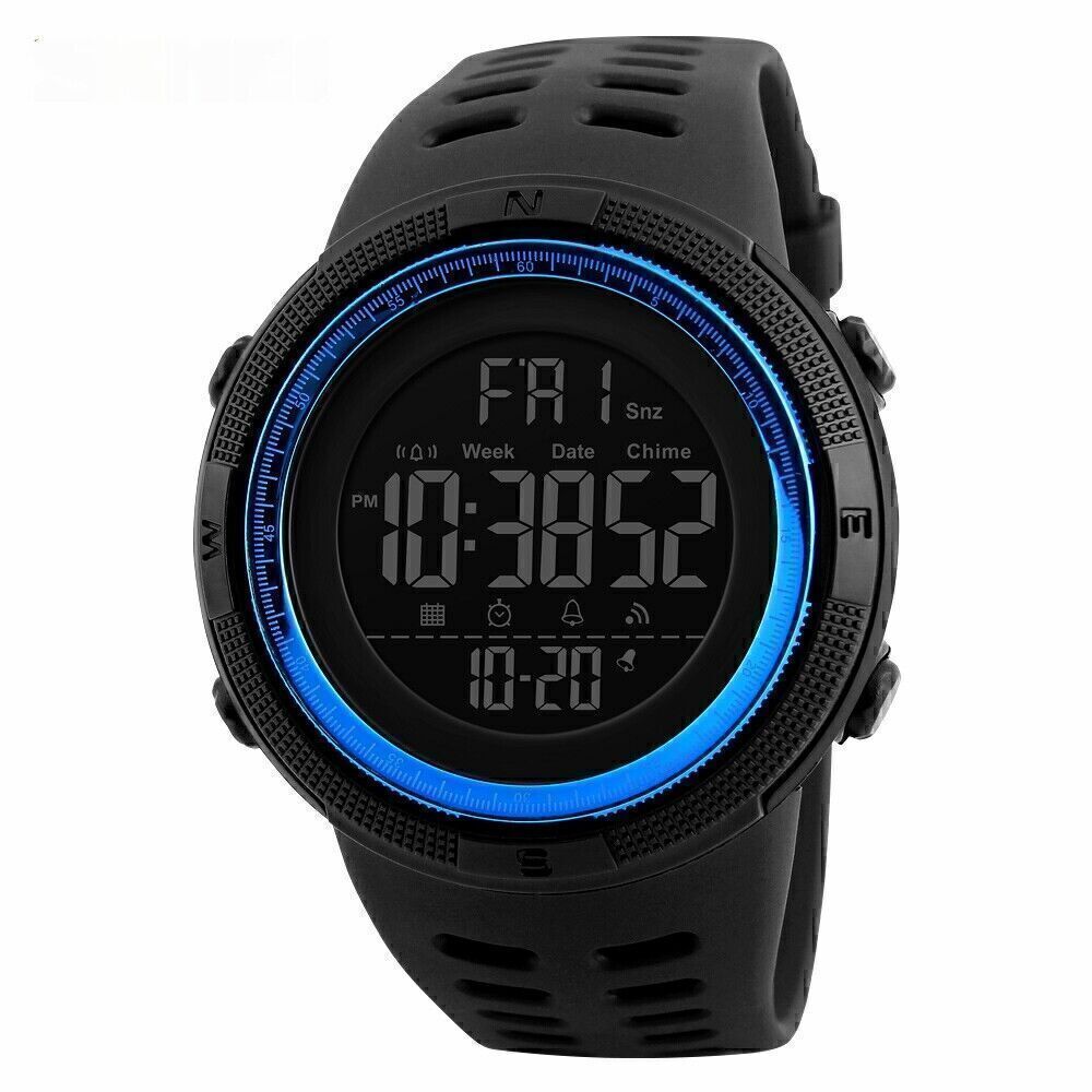 Skmei1251 Men’s Waterproof Luminous Outdoor Sports Electronic Watch
