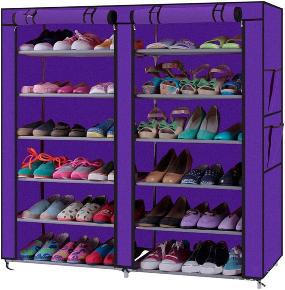 6 Tier Shoe Rack Organizer for 36 Pair Shoes, Shoe Tower Storage Shelf Holder