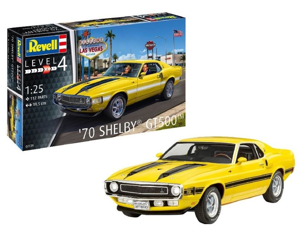 1/25 Revell Germany 1970 Shelby Mustang GT500 Model Kit RMG7729