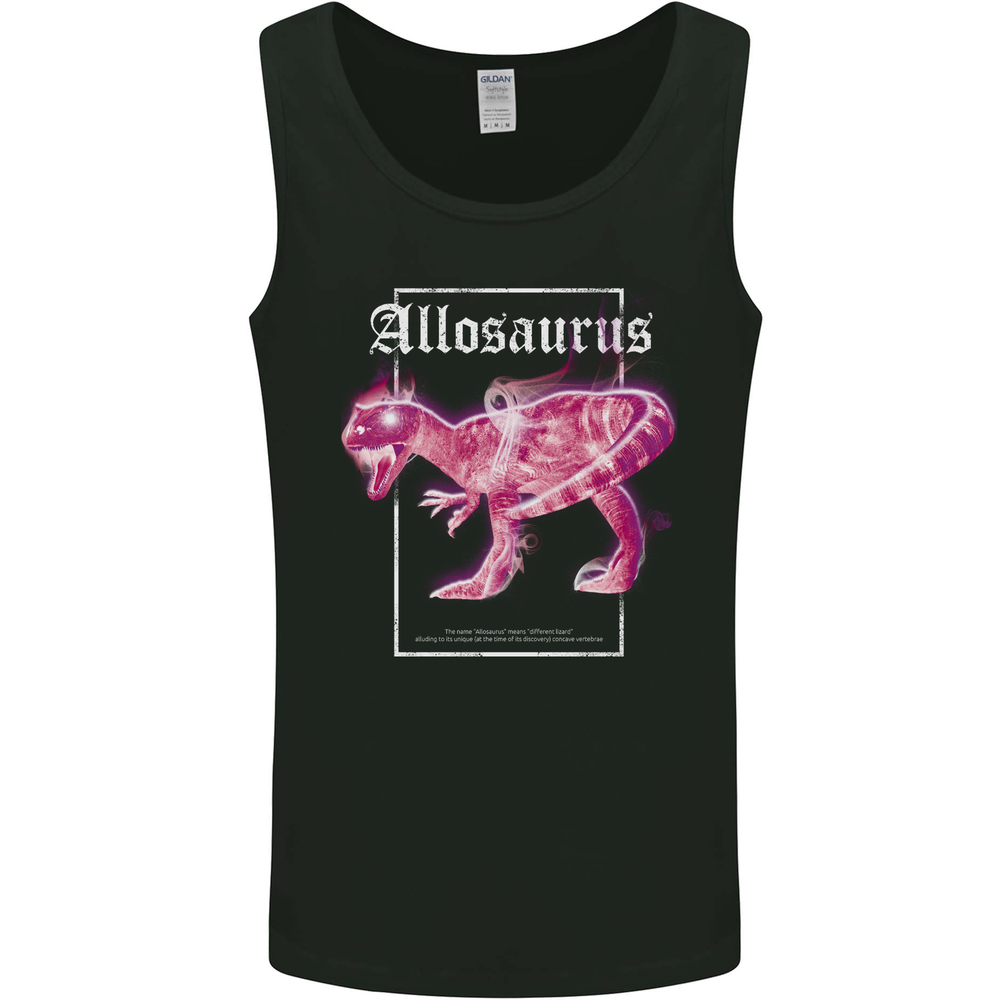 Allosaurus Dinosaur Mens Vest Tank Top