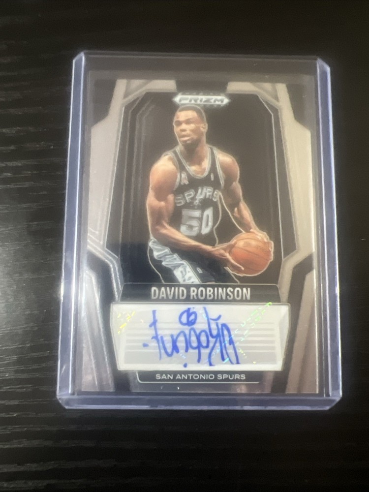 2024-25 prizm black basketball David Robinson Auto