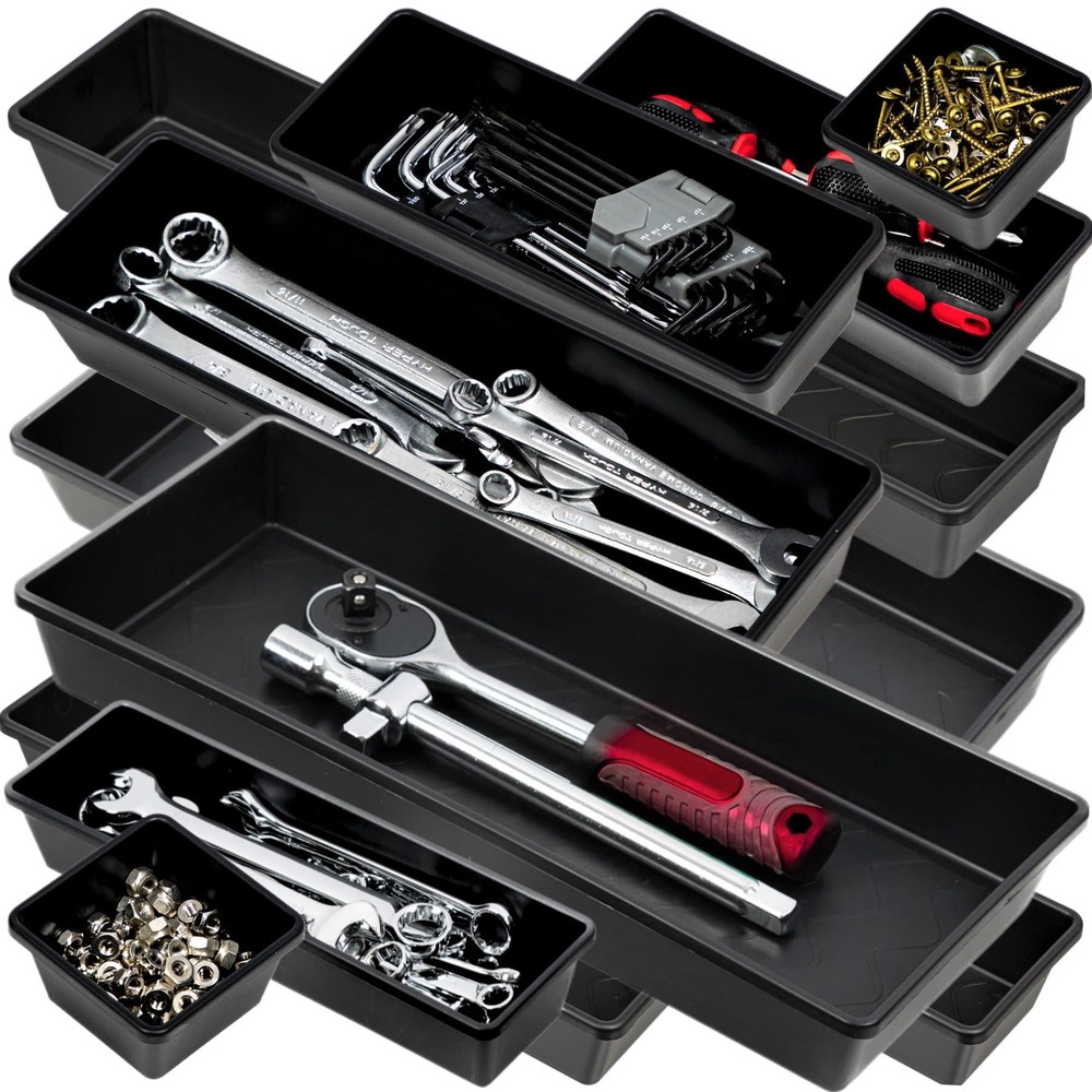 Extra Large Tool Box Organizer Tray Divider Set for Tool Storage