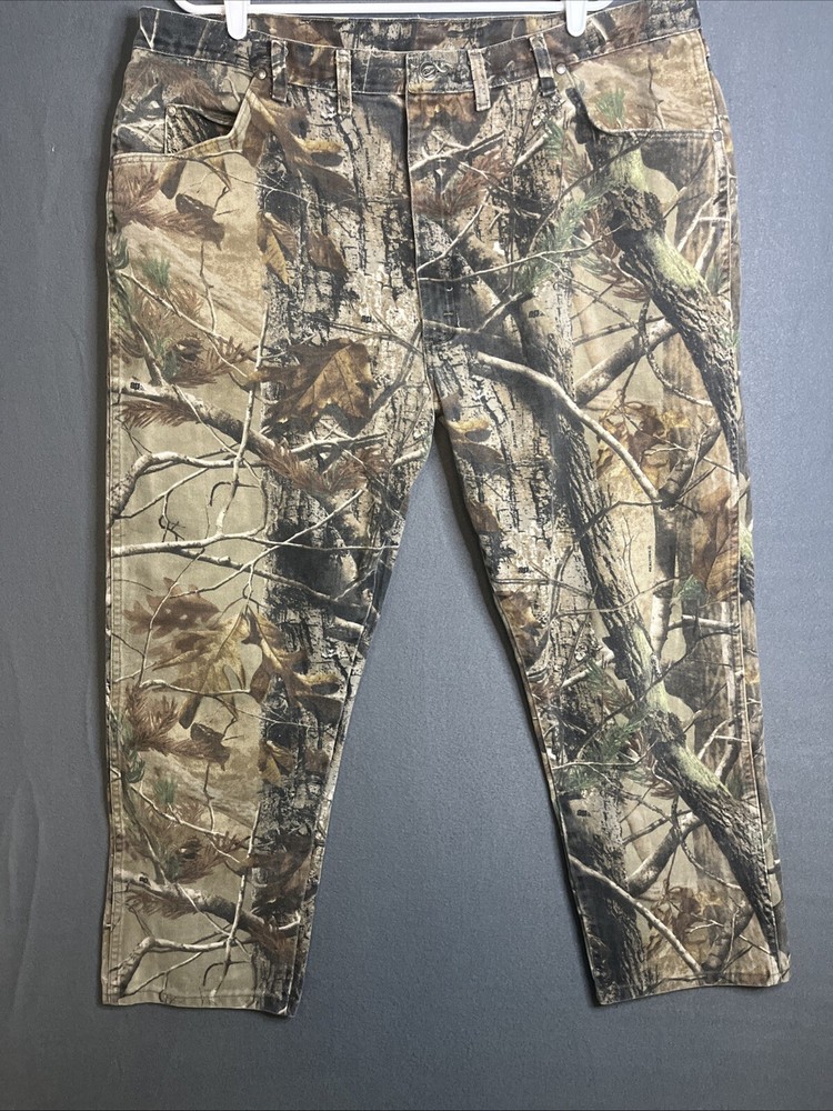 Wrangler Pro Gear Realtree Camo Insulated Pants Hunting Jeans Mens 44x30 PG001AP