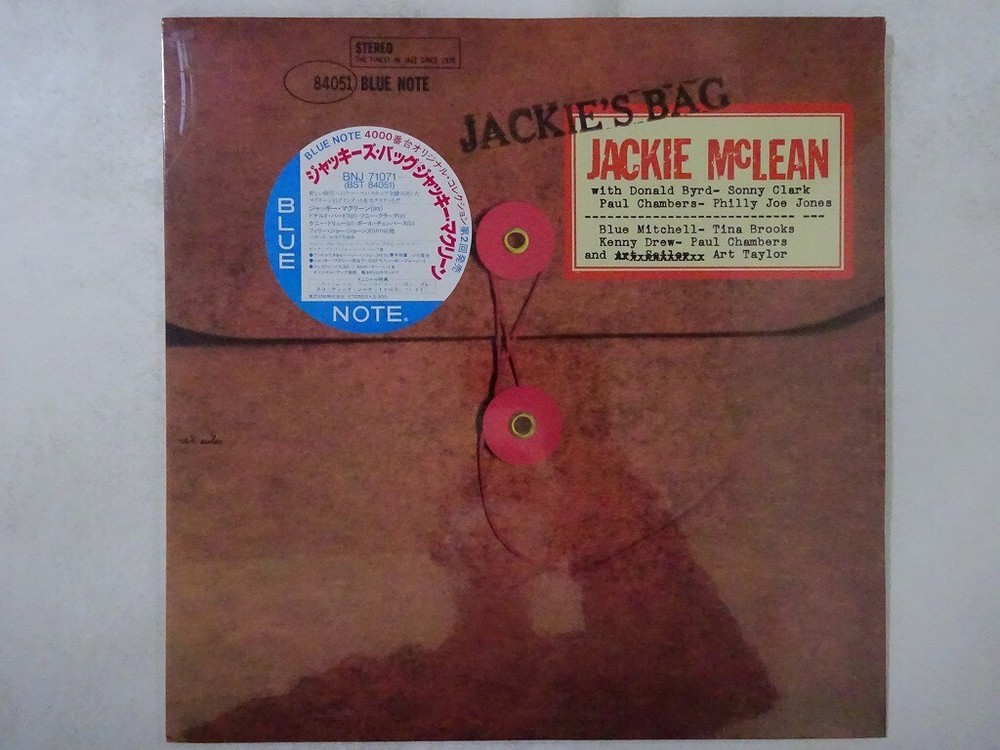 Jackie McLean Jackie's Bag Blue Note BNJ 71071 Japan Sealed,promo VINYL LP