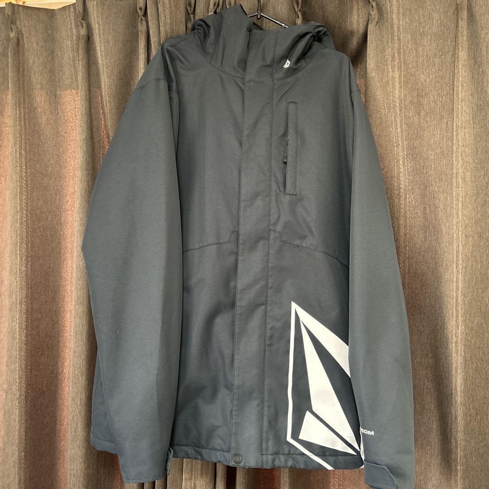 Volcom Snowboard Jacket Mens Size L Black