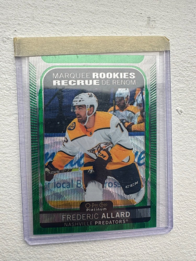 Frederic Allard Marquee Rookie Emerald Surge /10  - 21-22 O-Pee-Chee Platinum