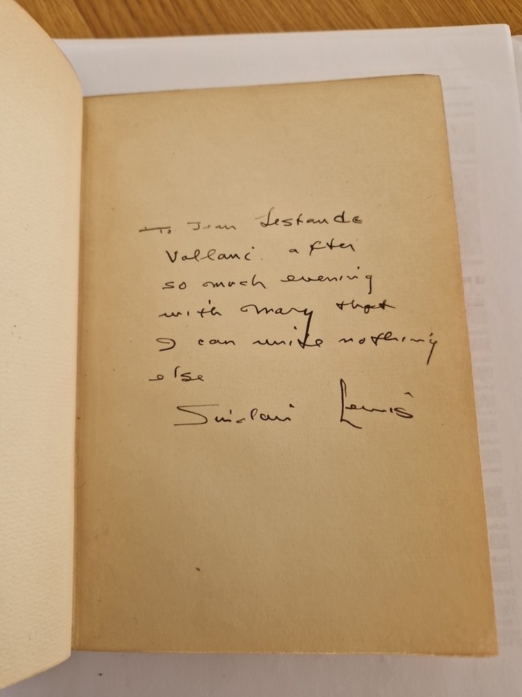 Sinclair Lewis - DODSWORTH Édition 1929 reliure demi-cuir Dédicacé
