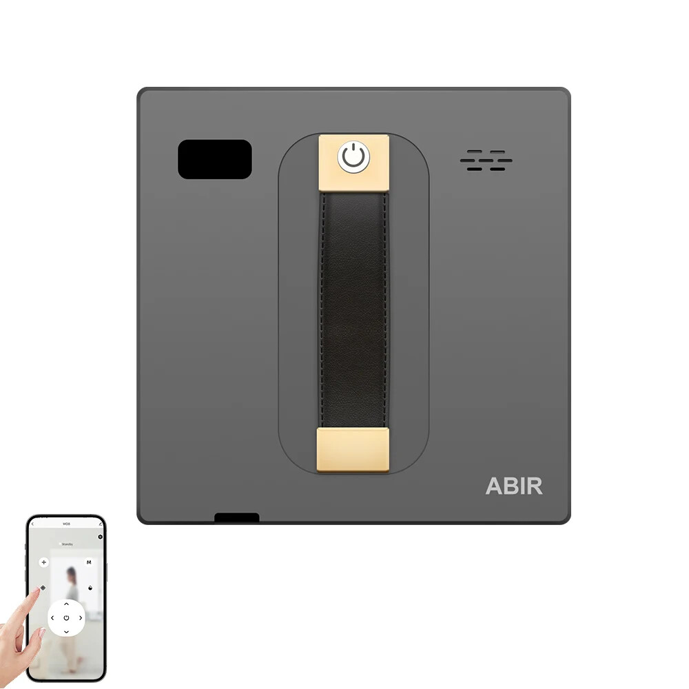 Smart Robot Window Cleaner with Water Spray & Laser Sensor for Spotless Glass