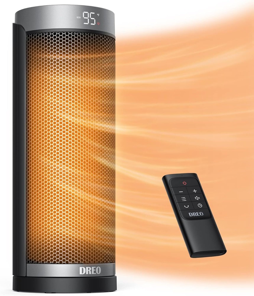 Dreo Space Heaters for Indoor Use, Electric Heater with Remote
