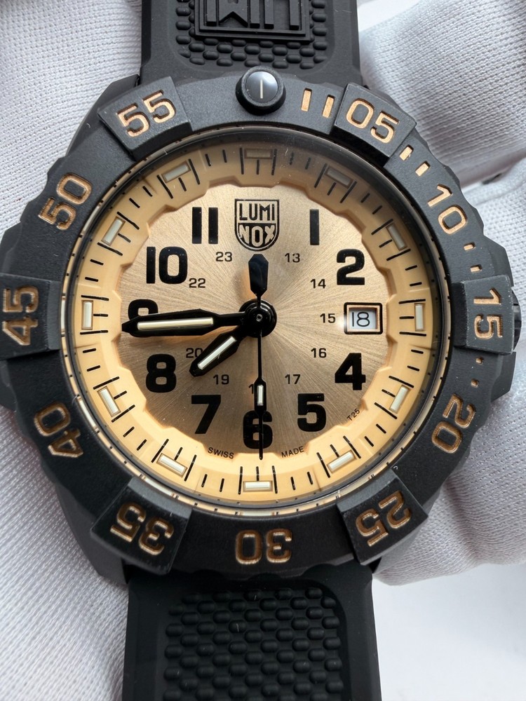Luminox Navy SEAL 3500 Gold Limited Edition Swiss Watch 3505.GP.SE Box &Papers