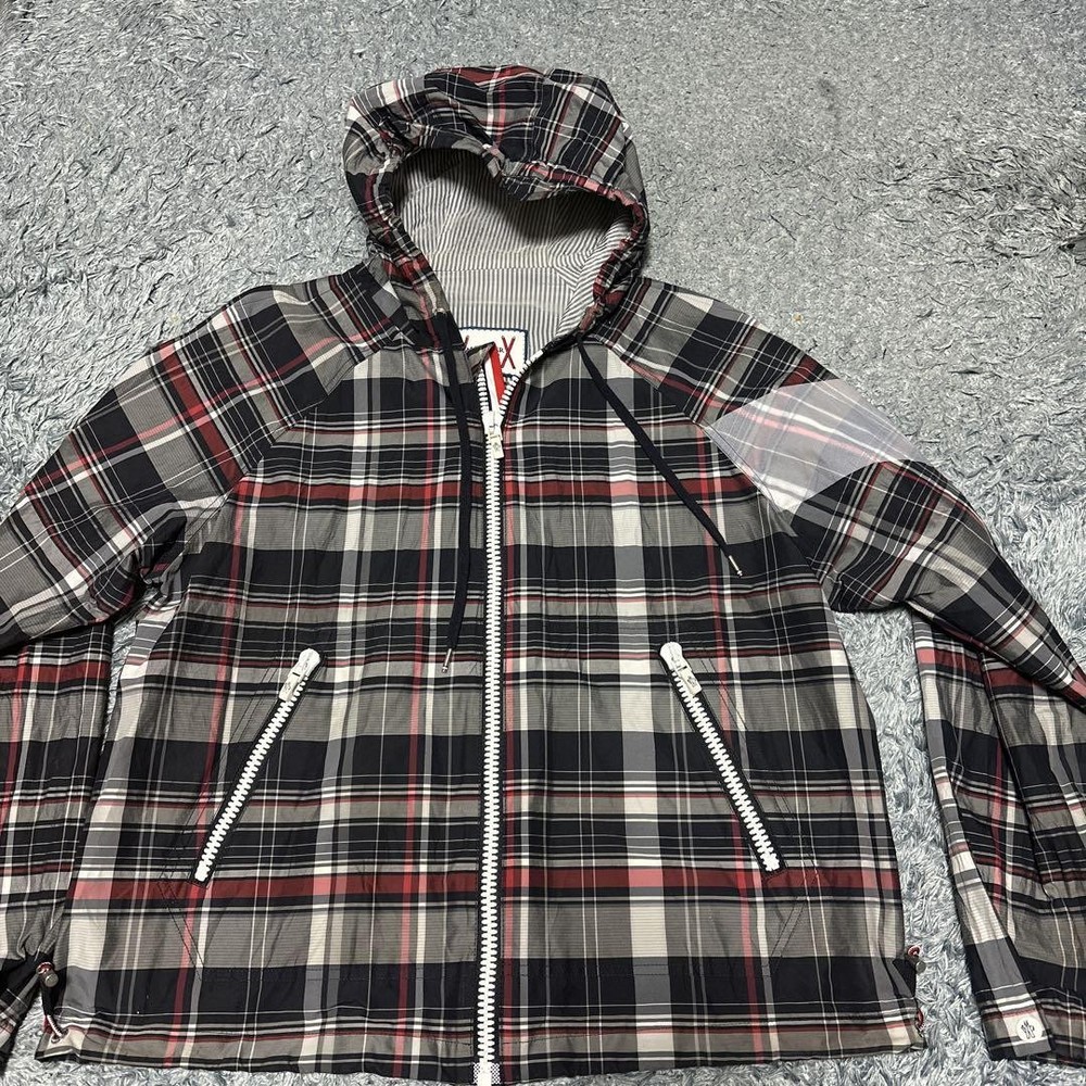 Moncler Gum Blue Nylon Jacket