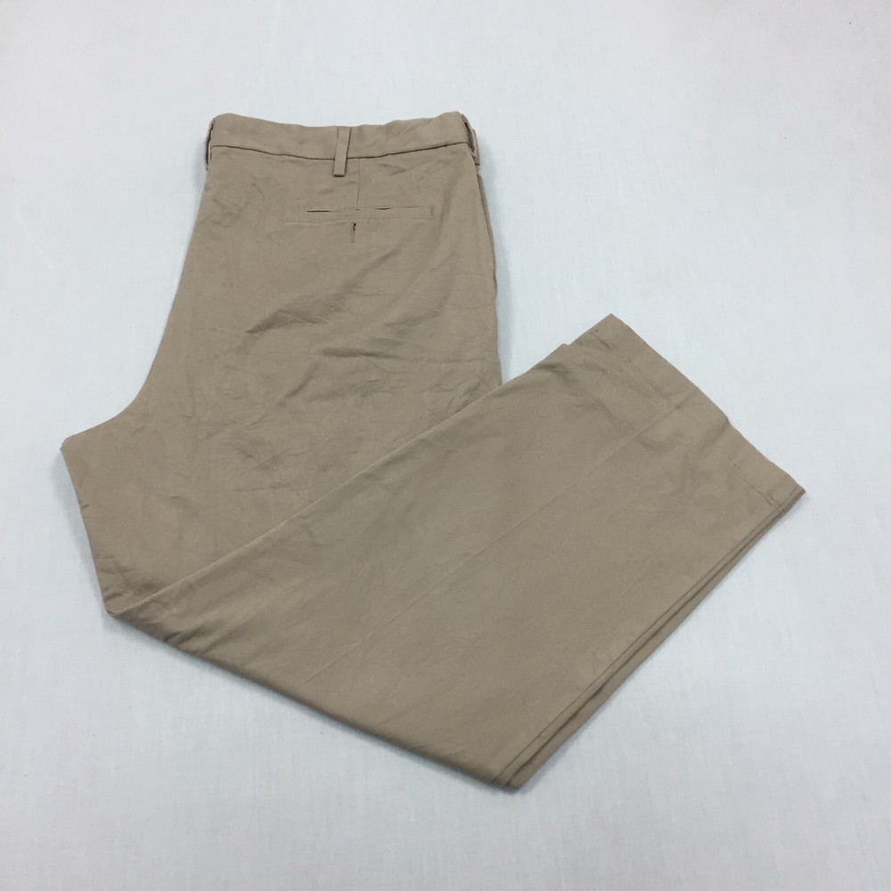 Dockers Chino Trousers Cotton Pants Relaxed Fit Mens Size 42W 30L Beige