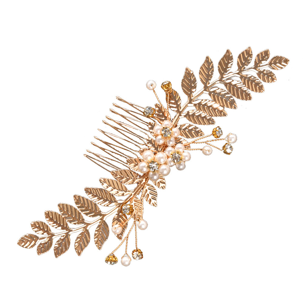 Prom Hair Accessories Bride Pearl Comb Festival Accessory Miss