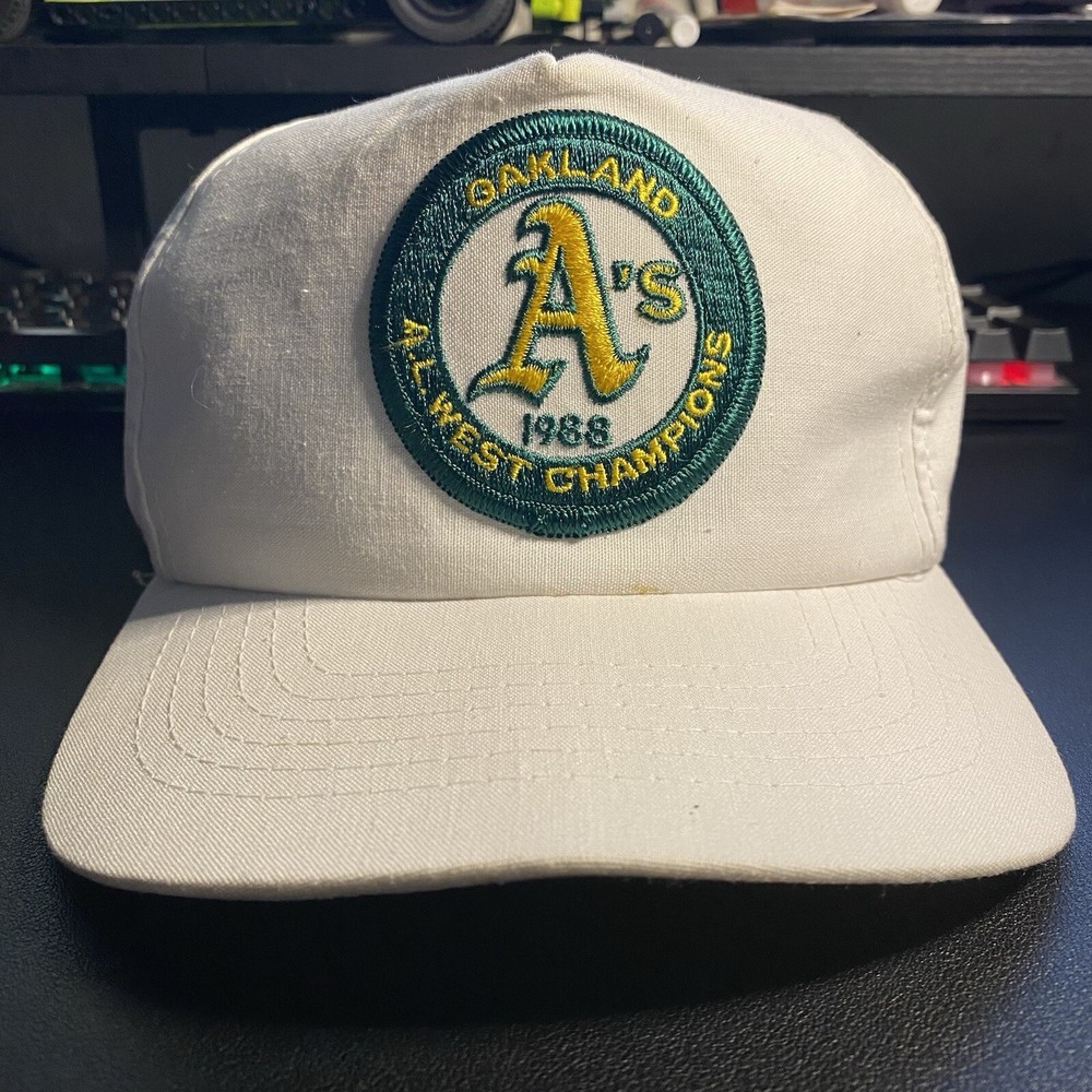 Vintage 1988 Oakland A’s A.L. West Champions Sports Specialties Hat Rare HTF